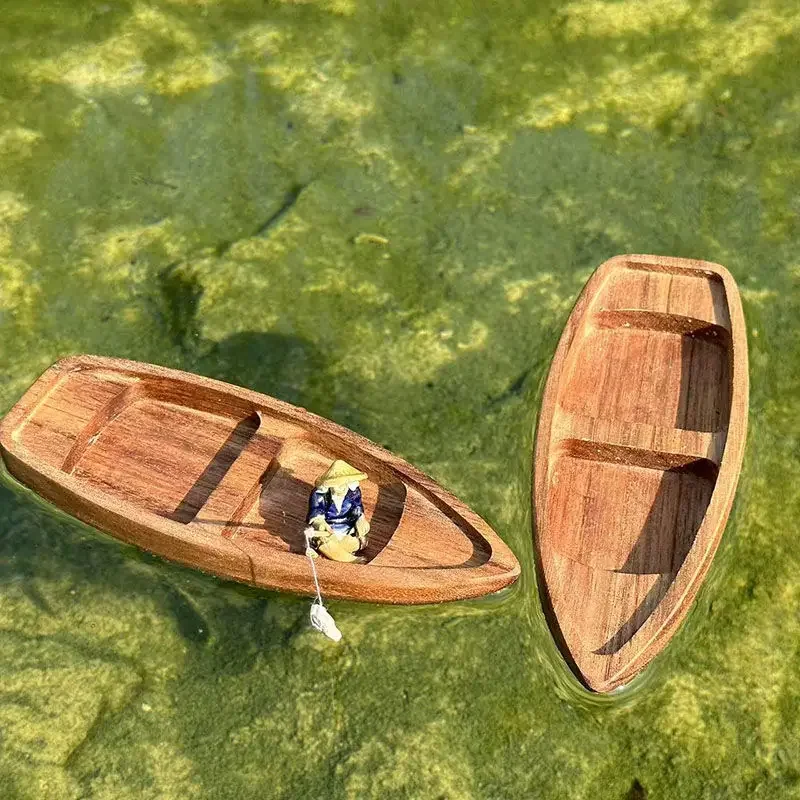 Fishing Boat Oar - Barco de madera hecho a mano,