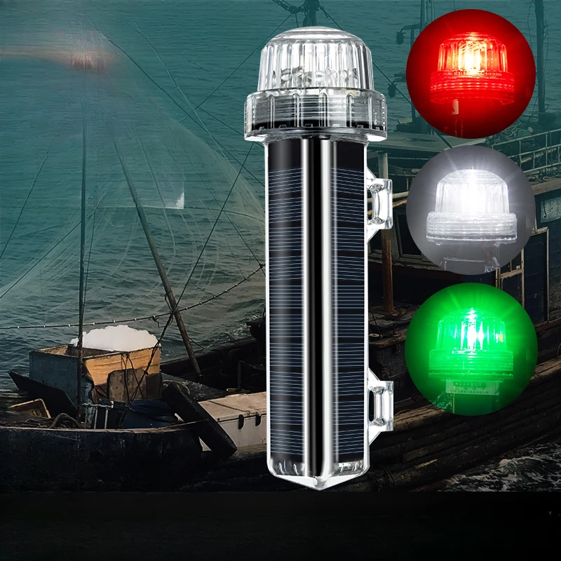 Luz de señal Solar para océano - Fishing Boat Navigation Light reseña y precio