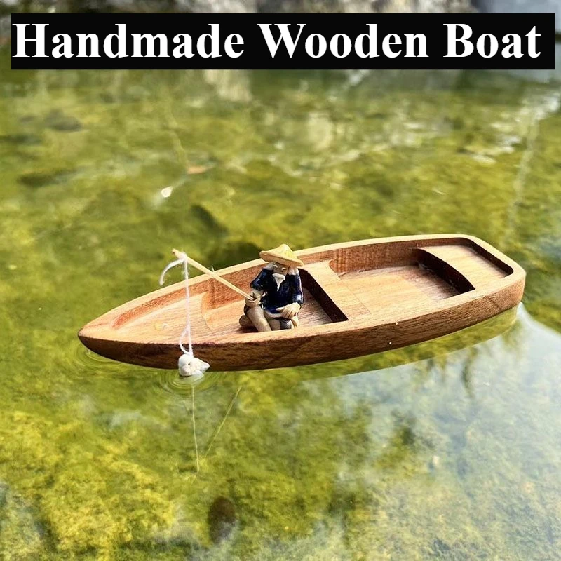 Barco de madera hecho a mano,  - Fishing Boat Oar reseña y precio