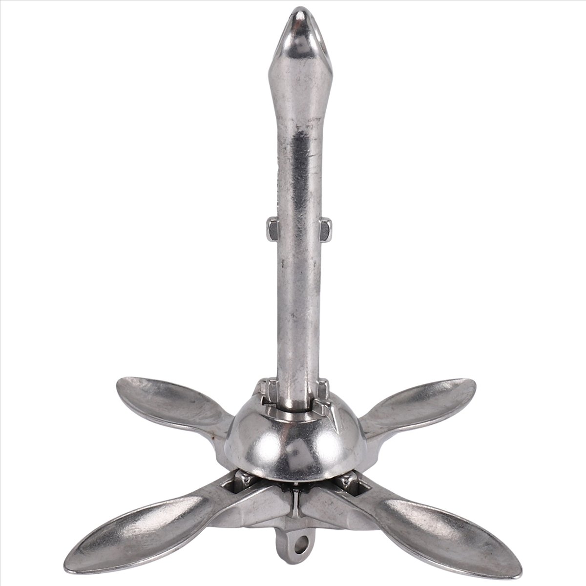 Ancla de Metal de Acero Inoxid - Fishing Boat Anchor reseña y precio