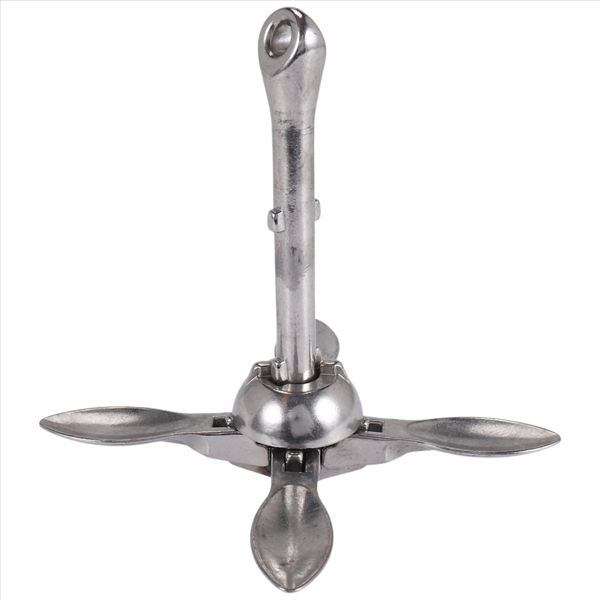 Ancla de Metal de Acero Inoxid - Fishing Boat Anchor reseña y precio