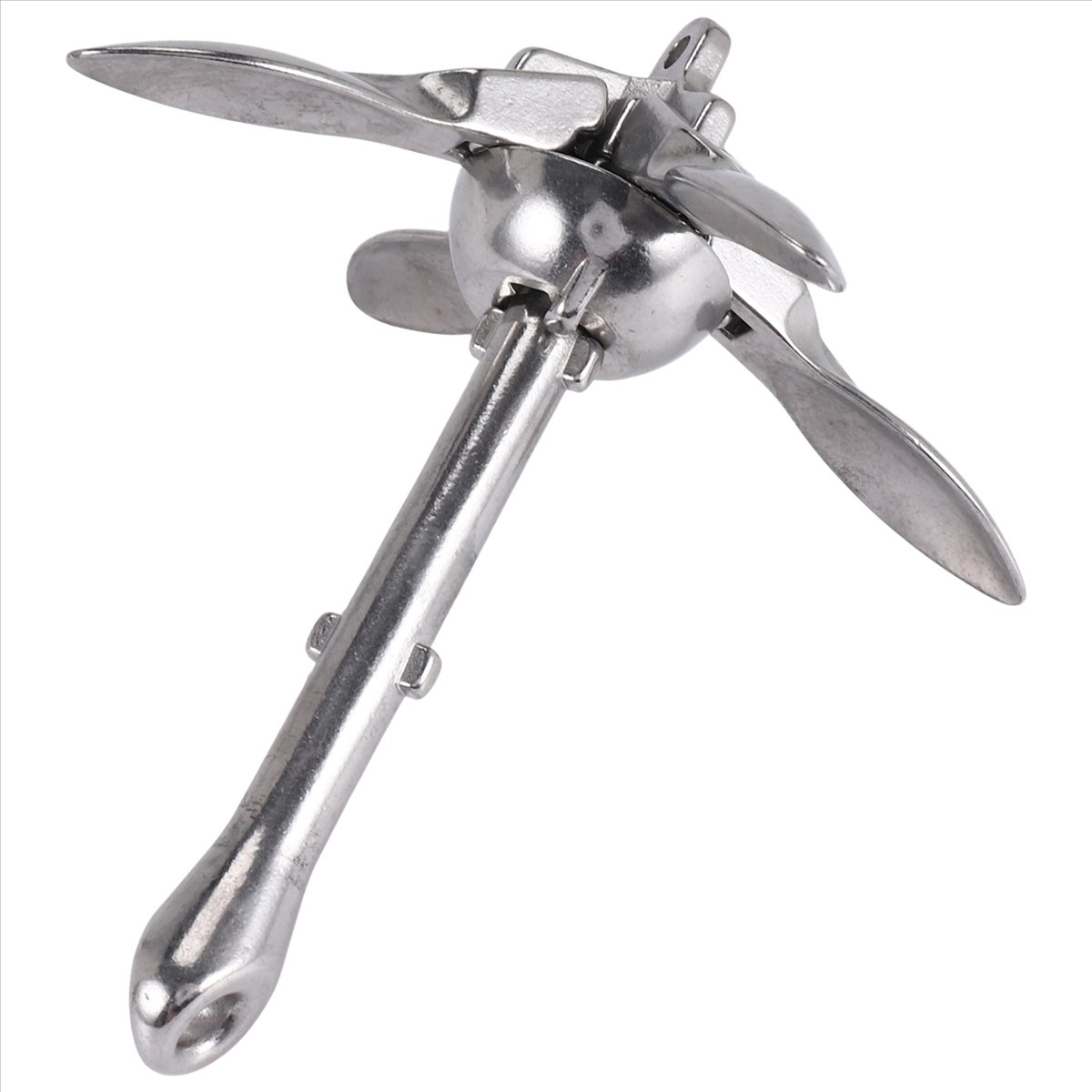 Ancla de Metal de Acero Inoxid - Fishing Boat Anchor reseña y precio
