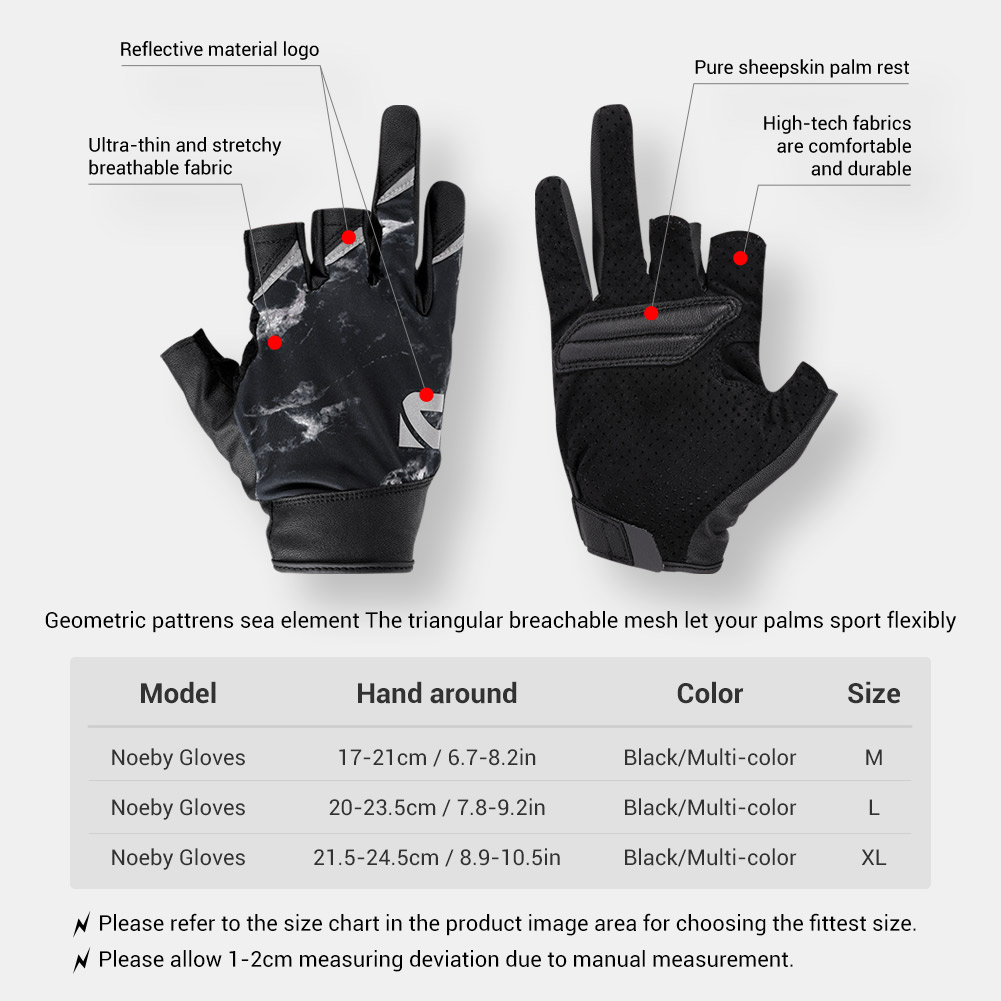 Noeby guantes de pesca de medi - Fishing Boat Oar reseña y precio