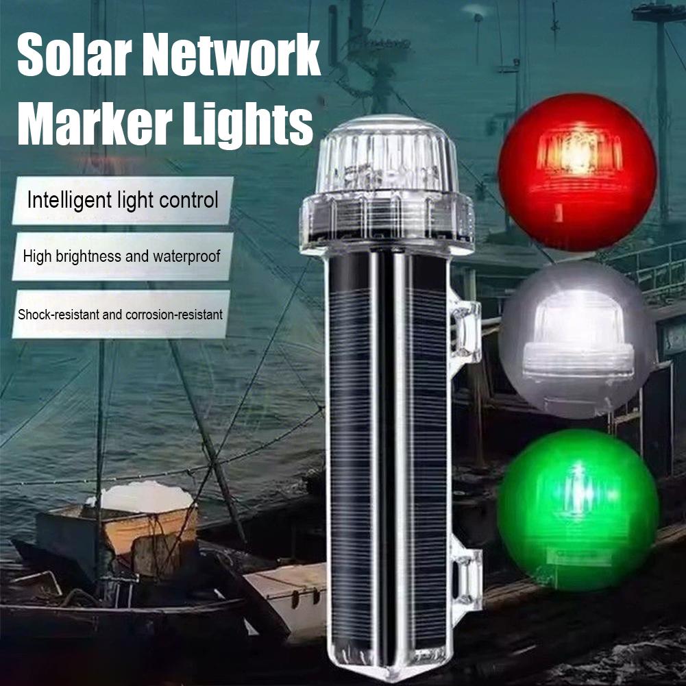 Luz de señal Solar para océano - Fishing Boat Navigation Light reseña y precio